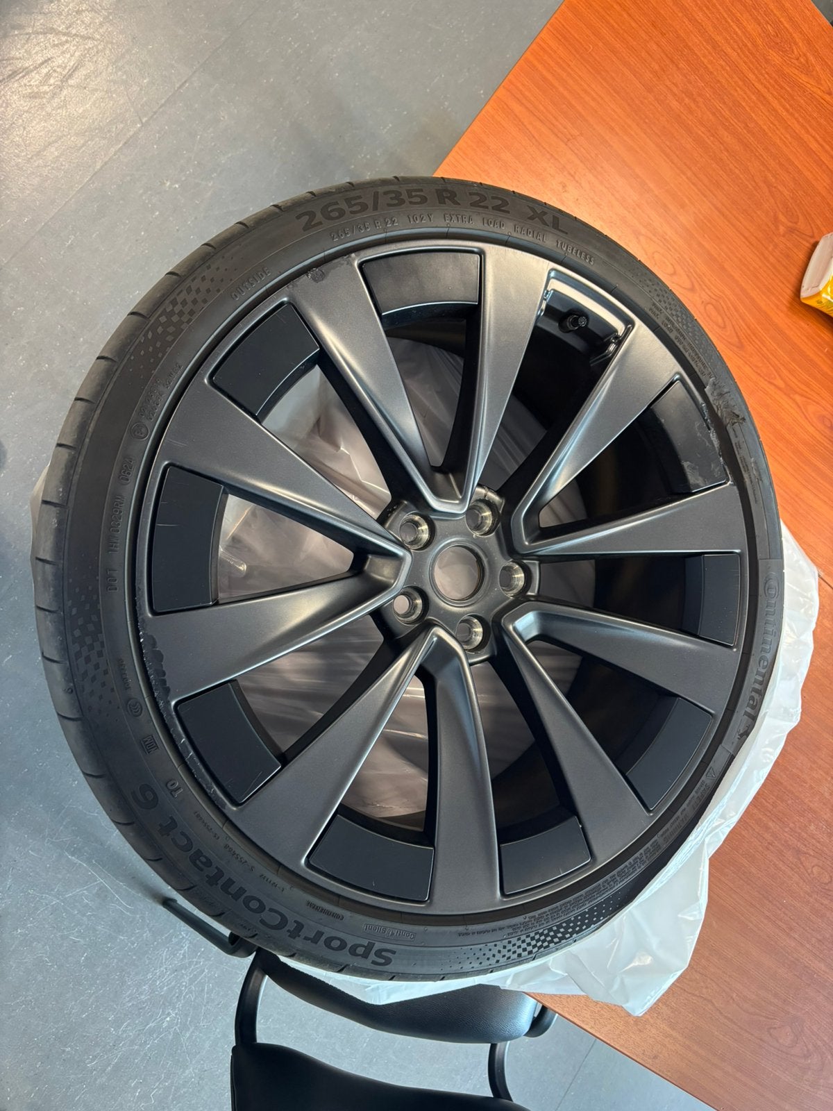 Tesla model X turbine velgen, Autos : Pièces & Accessoires, Pneus & Jantes, Enlèvement, Jante(s)