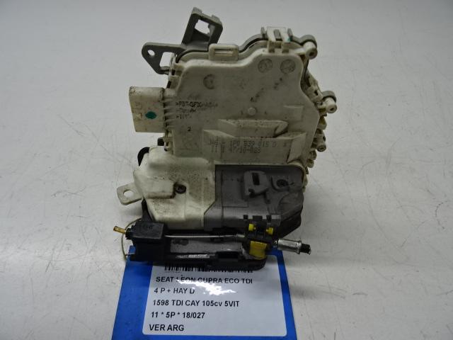 PORTIERSLOT LINKS ACHTER Seat Leon (1P1) (1P0839015D), Gebruikt, Mevr. I. Hauben, Rue de l'Espoir 34 34
4030  GRIVEGNÉE, BE, Achter