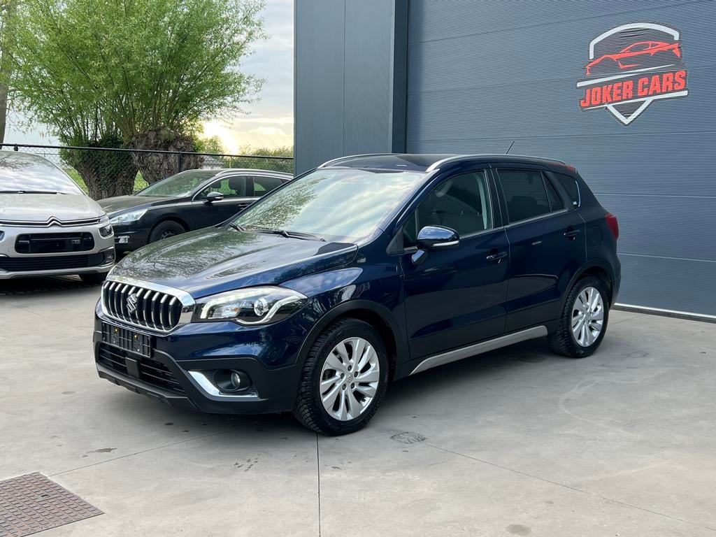 Suzuki SX4 S-Cross 1.0 Turbo Boosterjet Automaat, Auto's, Automaat, Stof, Blauw, 988 cc