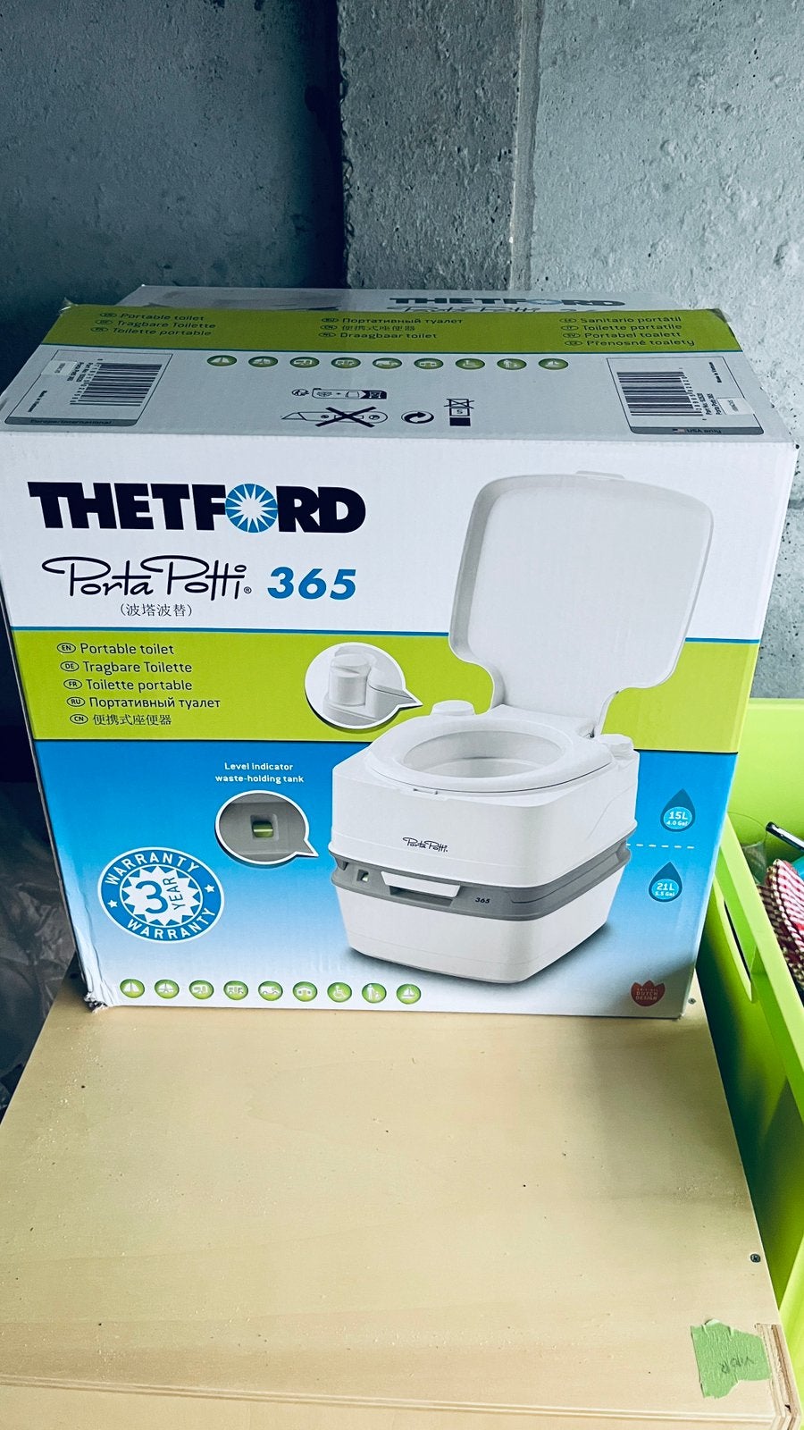 Thetford Porta Potti 365 - splinternieuw + complete set, Enlèvement, Neuf