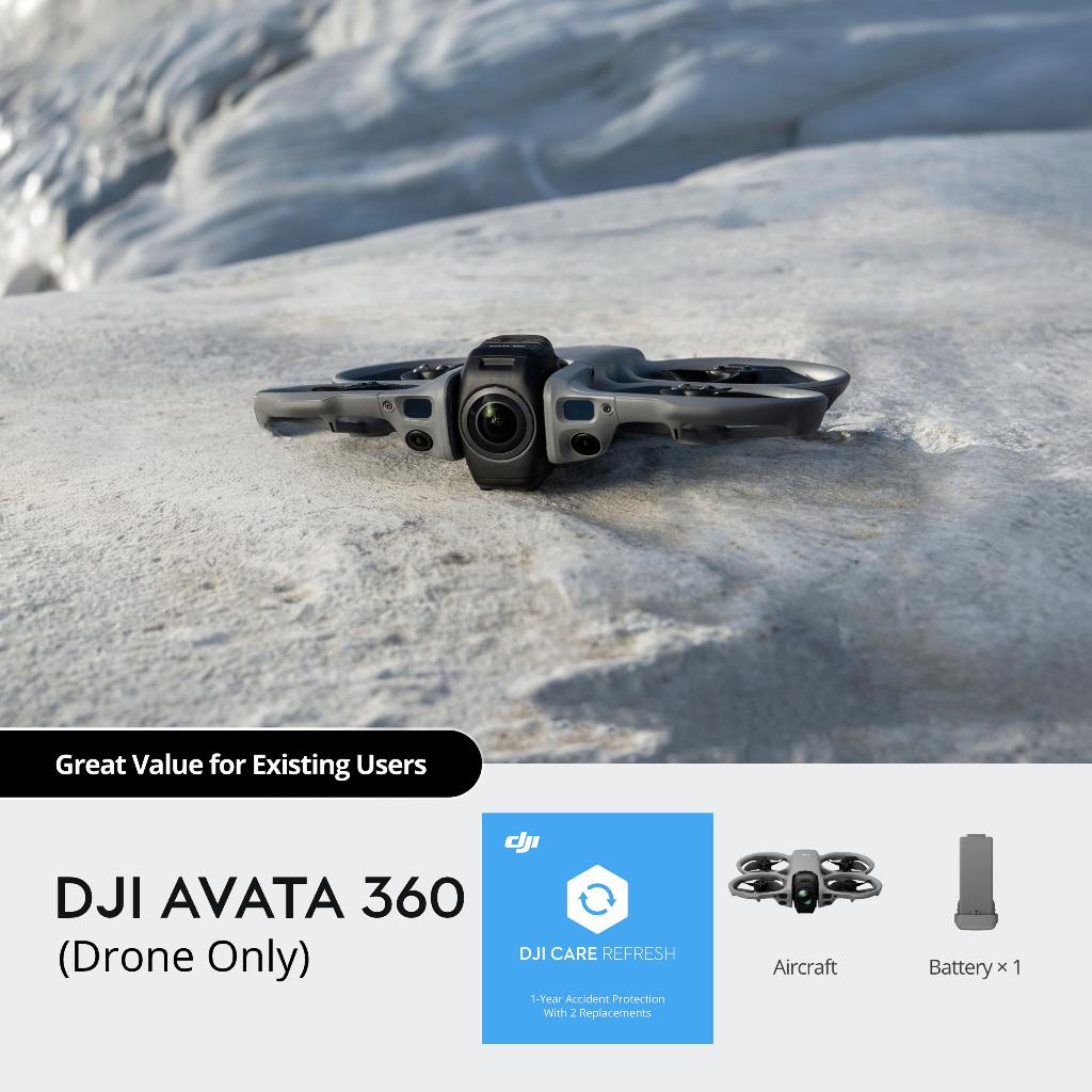 DJI AVATA 360 (DRONE ONLY) INCL 1 YEAR CARE REFRESH, Hobby & Loisirs créatifs, Modélisme | Radiocommandé & Téléguidé | Hélicoptères & Quadricoptères