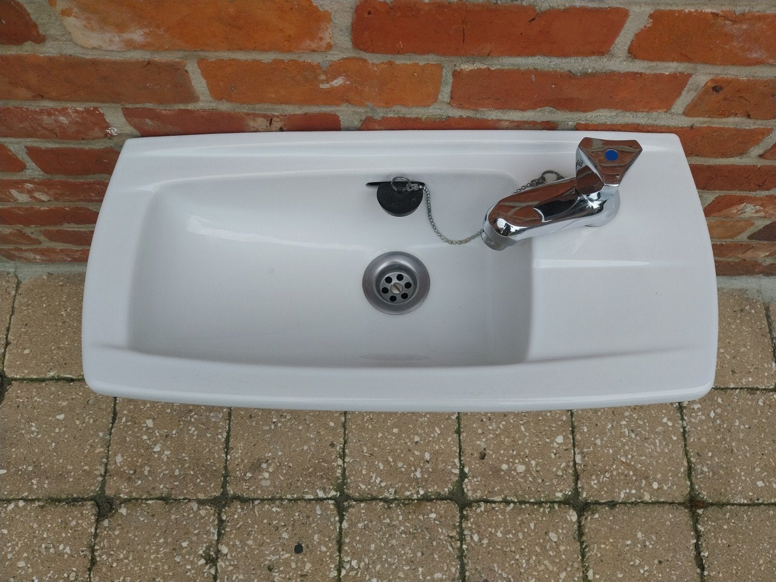 Wc lavabo, Doe-het-zelf en Bouw, Sanitair, Ophalen, Zo goed als nieuw, Wastafel