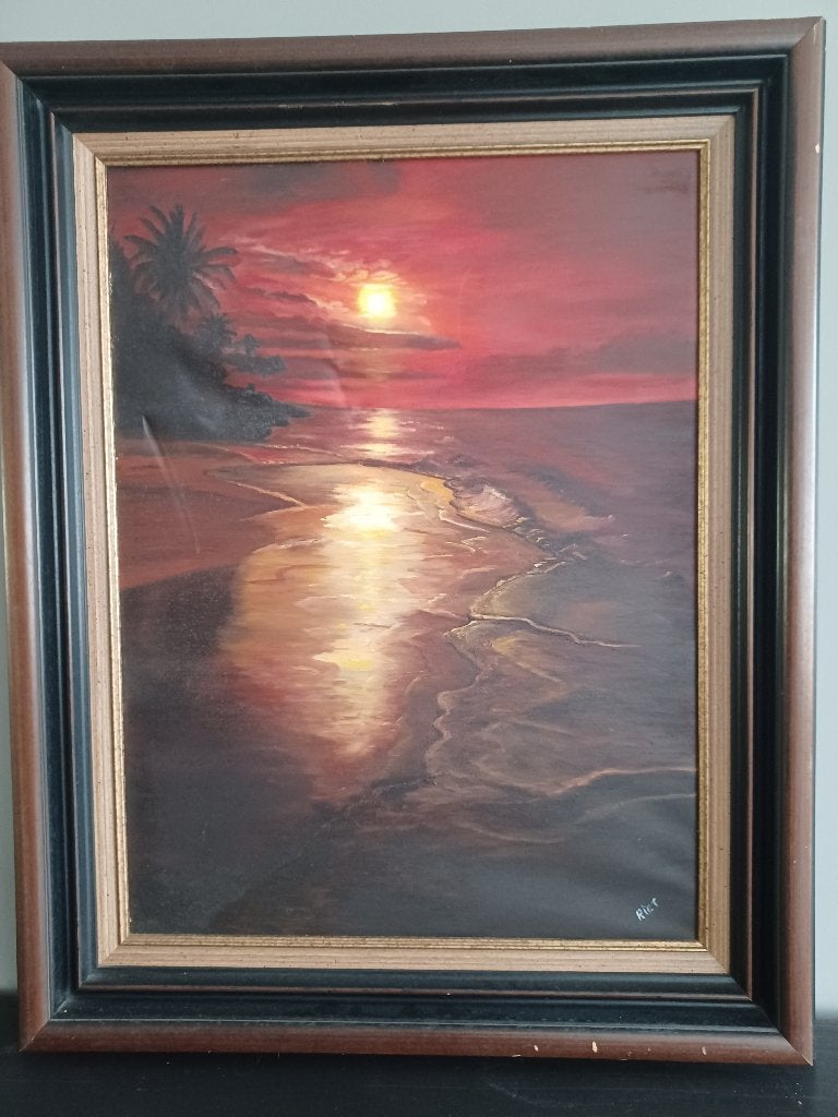 verschillende schilderijen te koop, Enlèvement, Peint à la main, Peinture à l'huile, Toile