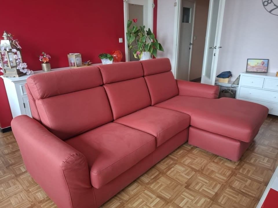 Fauteuil 3 places avec méridienne, Trois personnes, Banc d'angle, Comme neuf, Enlèvement
