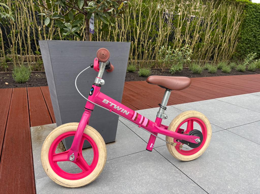 Loopfiets meisje, Fietsen en Brommers, Ophalen, Gebruikt, Minder dan 16 inch