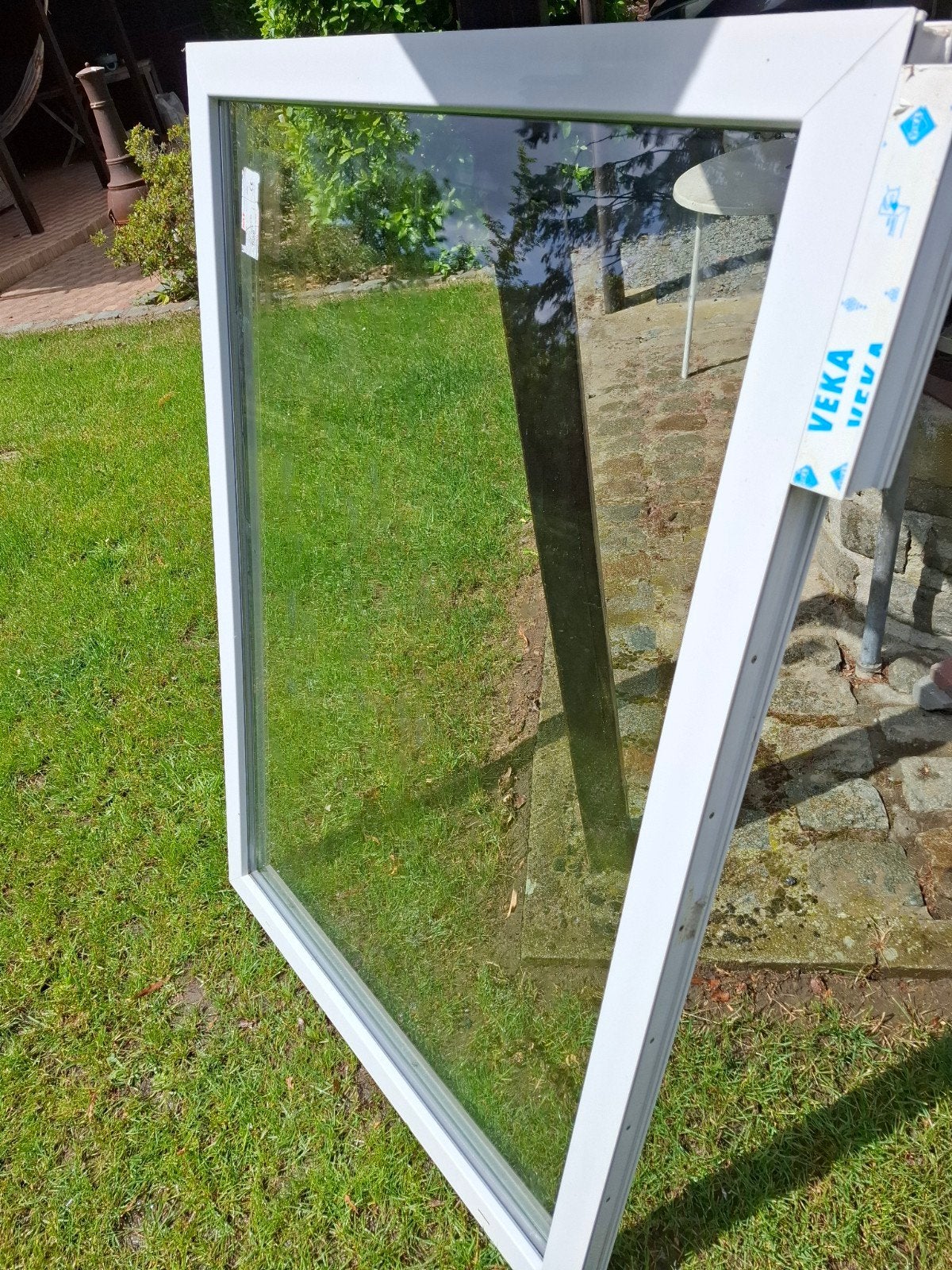 Vast raam pvc, Ophalen