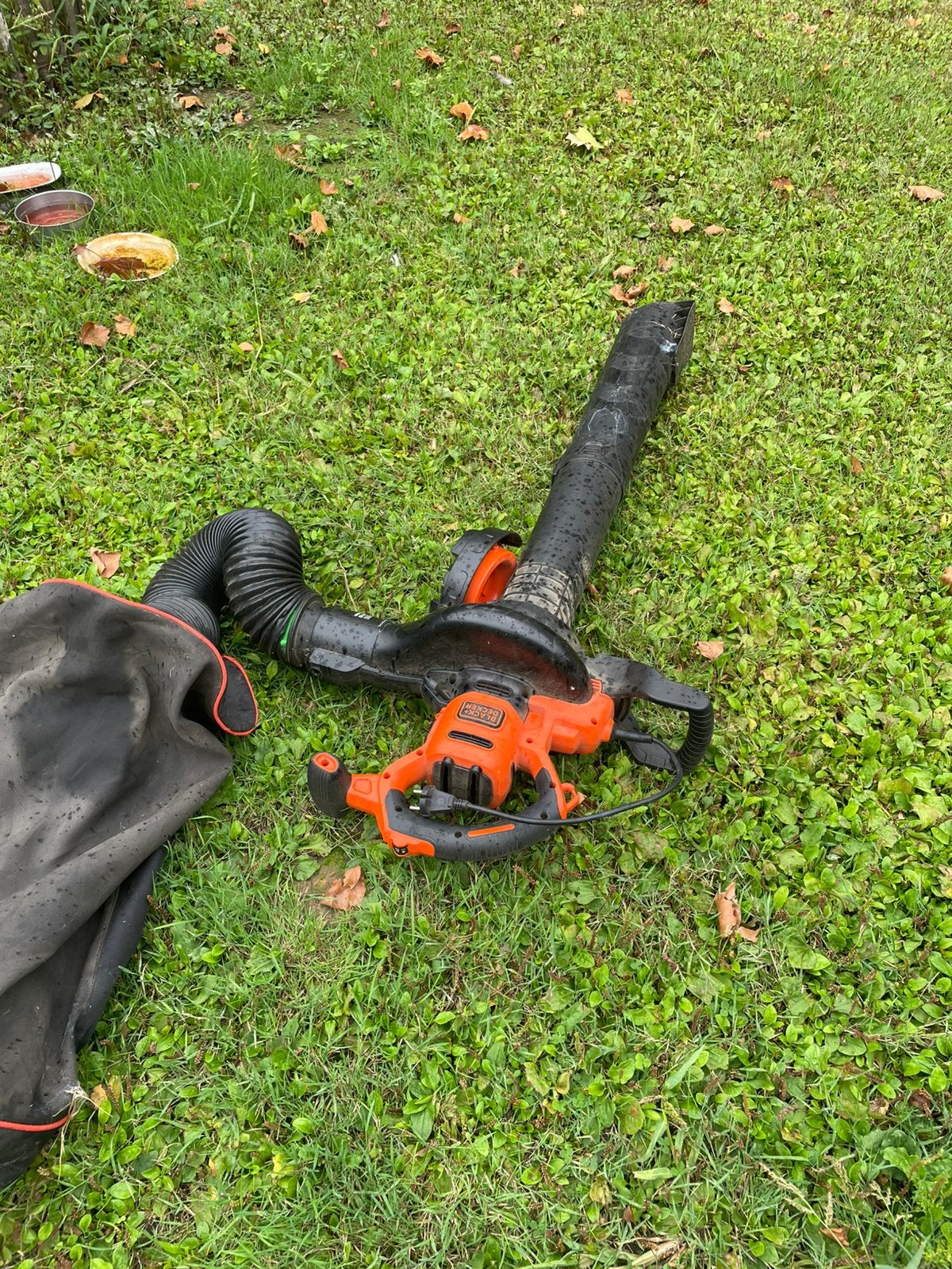 Bladblazer en zuiger, Tuin en Terras, Bladblazers, Ophalen, Gebruikt, Met zuigfunctie, Handgedragen