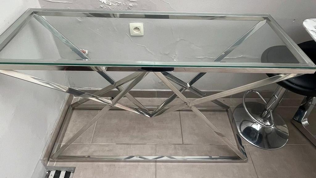 Zilver decoratietafel, Huis en Inrichting, Ophalen