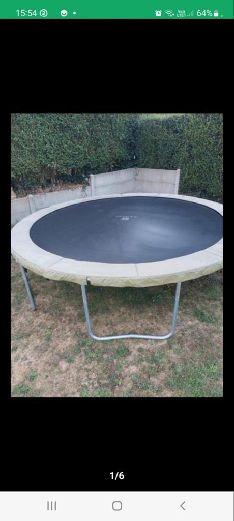Trampoline. Het net is nieuw., Kinderen en Baby's, Speelgoed | Buiten | Trampolines, Ophalen
