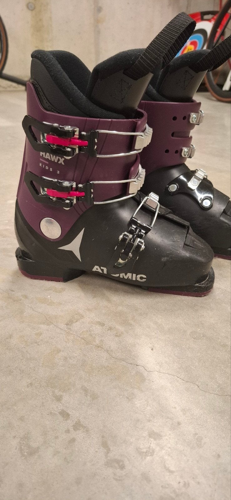 Skischoen Atomic kind 33-34, Ophalen, Schoenen, Zo goed als nieuw, Atomic