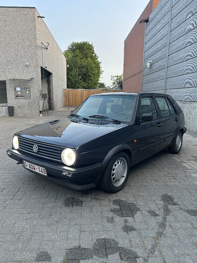 volkswagen golf 2, Voorwielaandrijving, Stof, 4 cilinders, Blauw