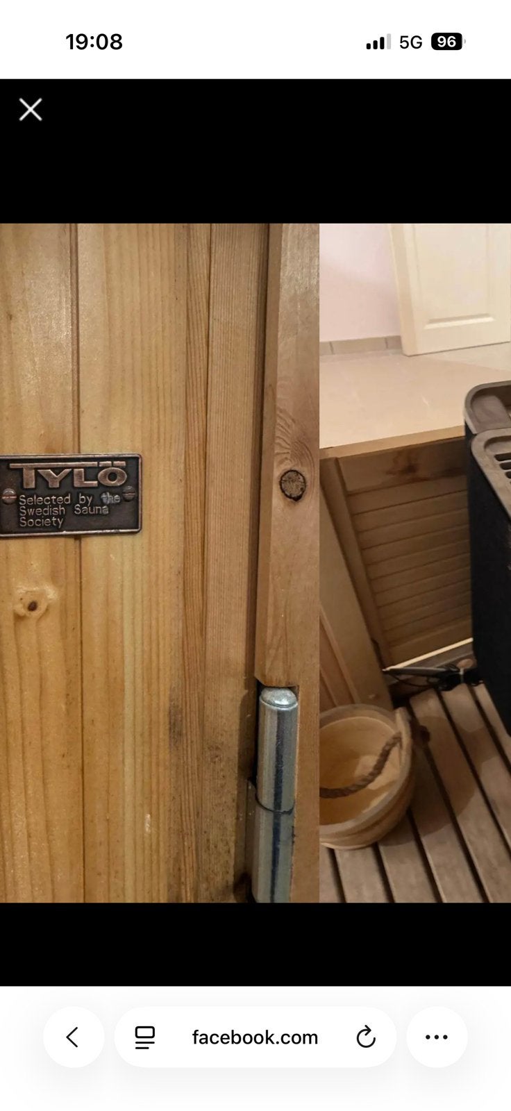 Sauna, Ophalen, Zo goed als nieuw