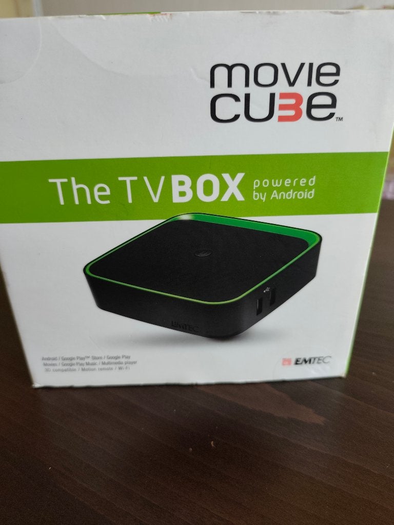BOX TV EMTEC MOVIE CUBE, Enlèvement, Comme neuf, Audio optique, Sans disque dur