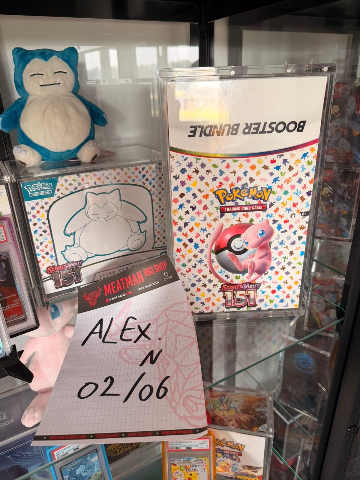 Pokemon 151 etb en booster bundle display te koop, Ophalen, Nieuw, Booster