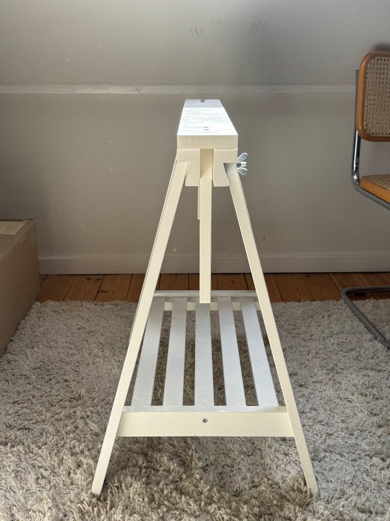 Tréteau blanc IKEA (mittback), Maison & Meubles, Scandinave, Autres types, Enlèvement, Utilisé