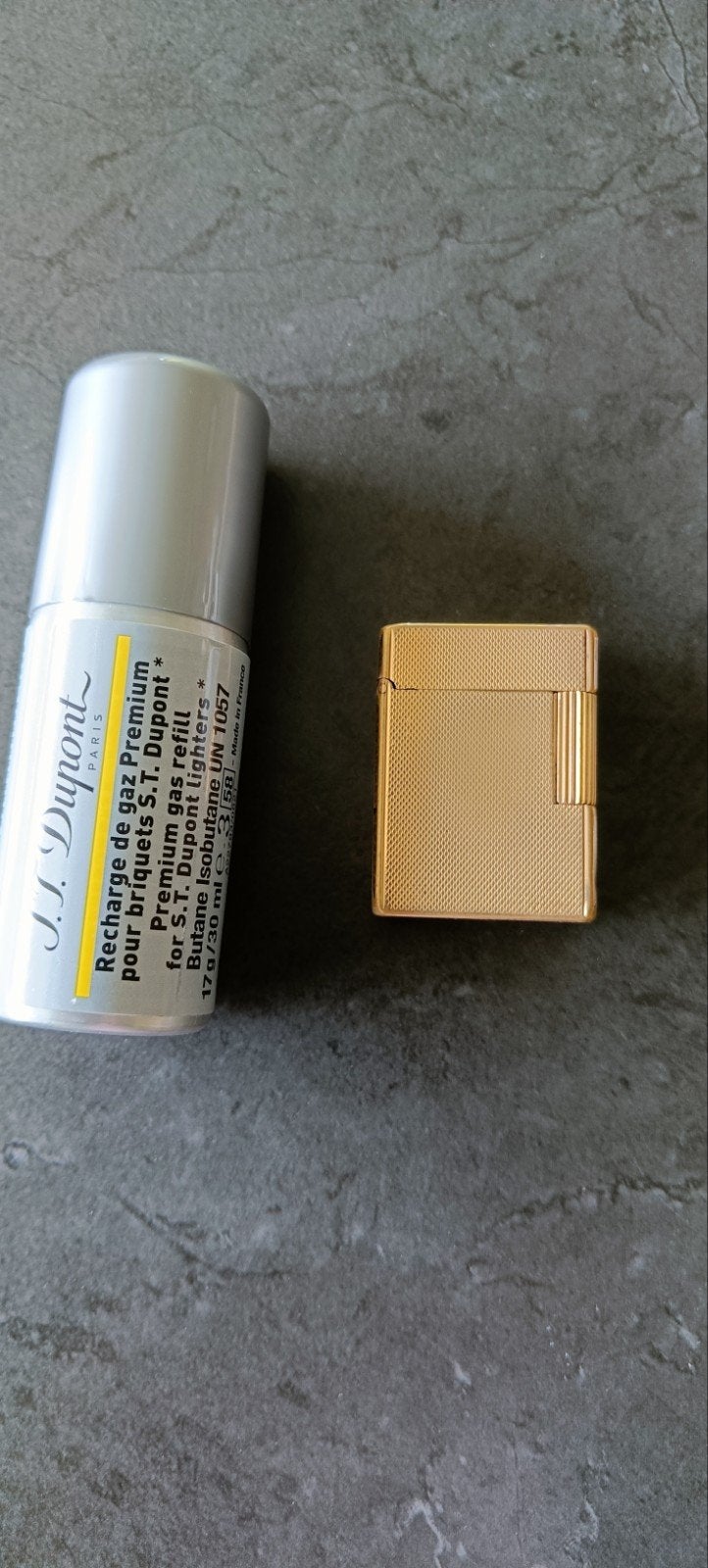 Dupont Paris gouden aansteker jaren 60, Ophalen, Gebruikt, Aansteker