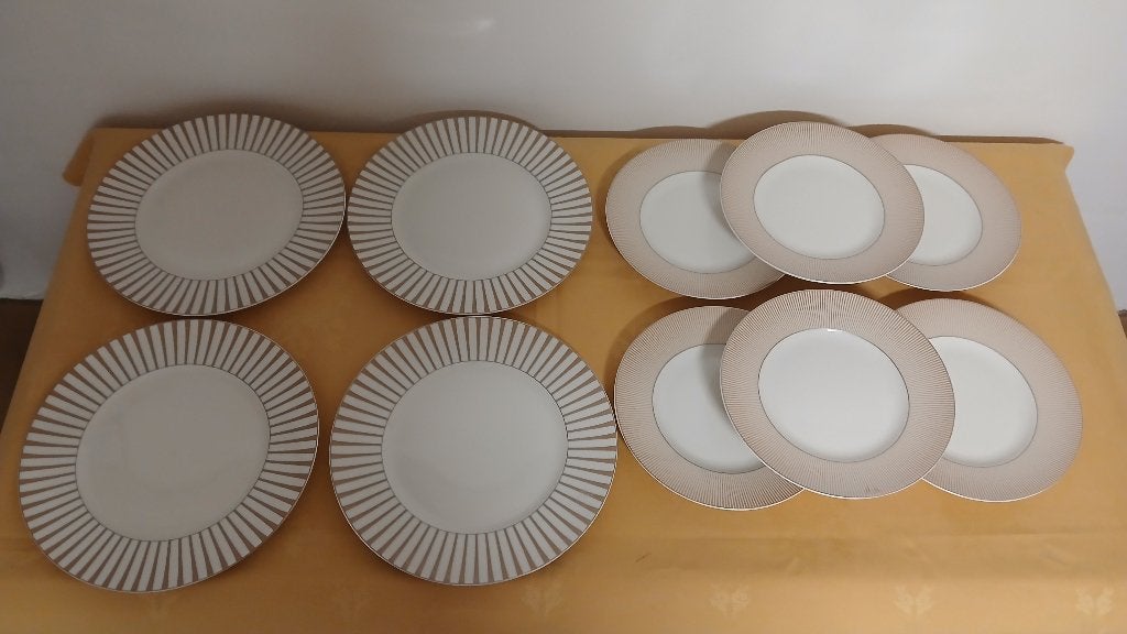 Lot assiette céramique 4 grandes 6 petits, Neuf, Assiettes(s), Céramique, Enlèvement
