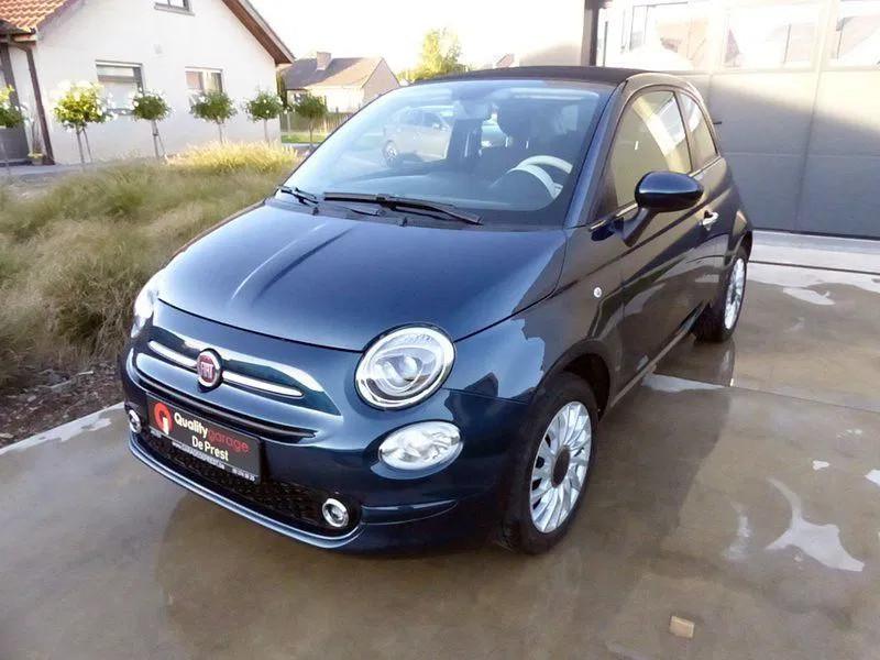 Fiat 500C Cabrio Cruise Control Apple Carplay Android Auto P, Auto's, Fiat, 4 zetels, Stof, Cabriolet, Blauw