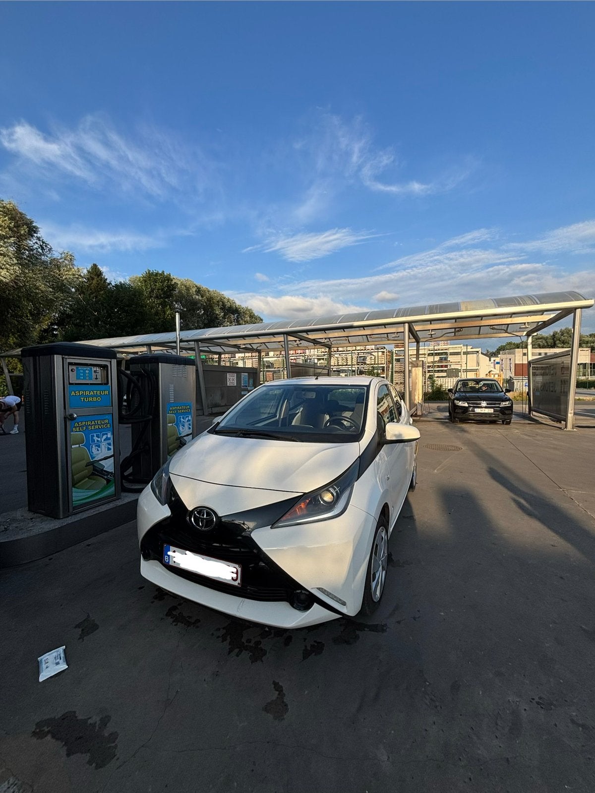 Toyota Aygo, Auto's, Toyota, 4 zetels, Stof, Euro 6, Wit