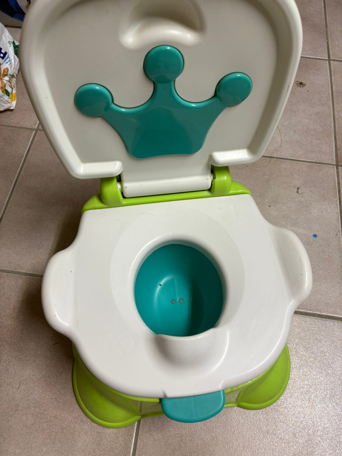 Wc en stoel, Ophalen, Gebruikt