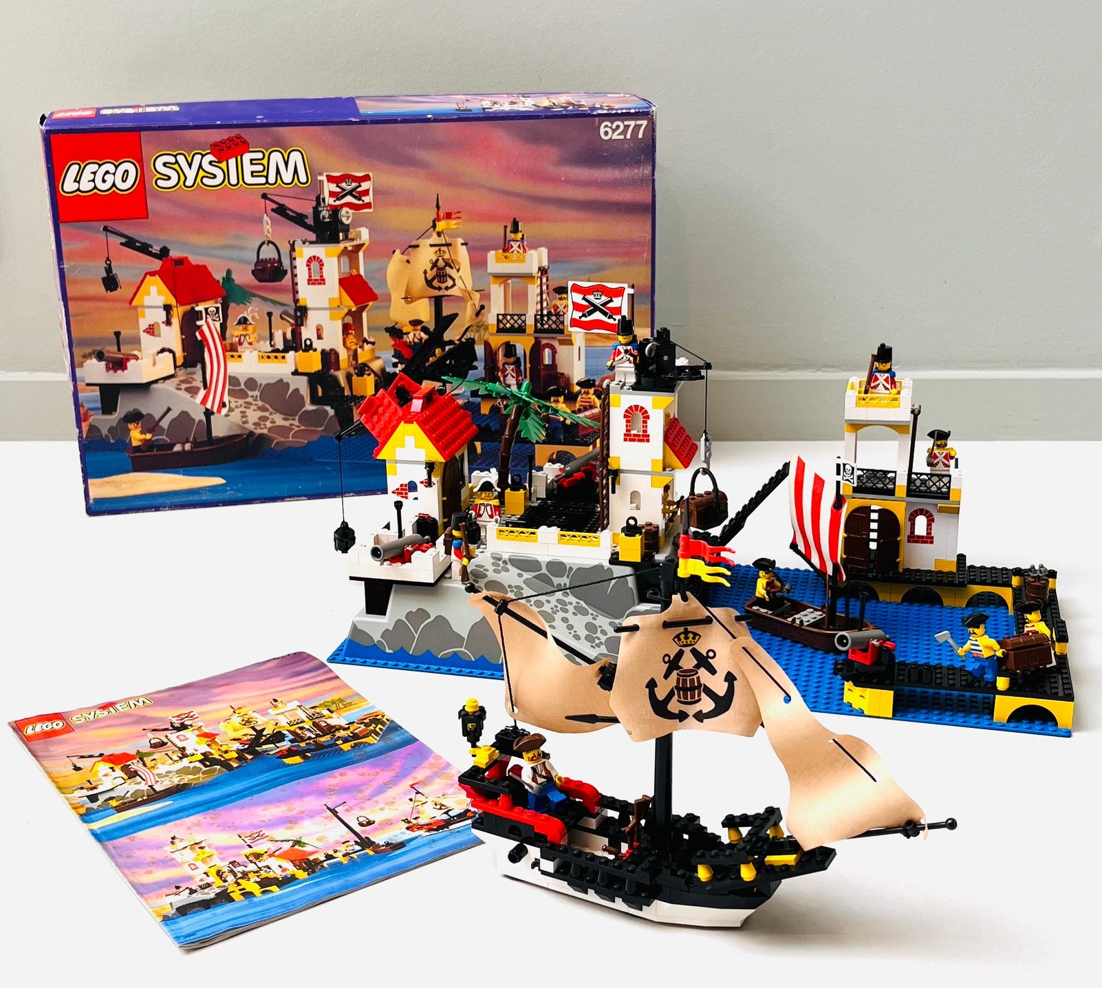 LEGO 6277 Imperial Trading Post (1993) - compleet mét doos, Lego, Zo goed als nieuw, Compleet, Complete set