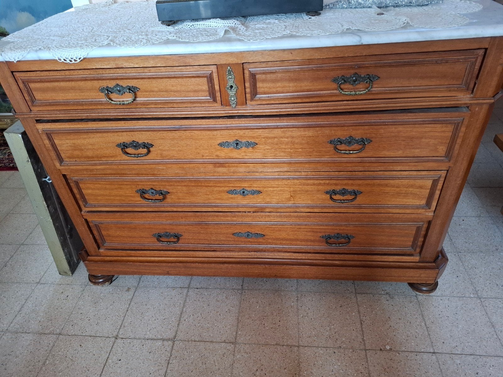 commode, 3 of 4 laden, Ophalen, Gebruikt, Eikenhout