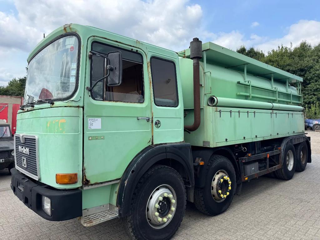 MAN F8 *32.291 8x4-6Cyl-BELGIAN TRUCK-BIG AXXLES* (bj 1986), Auto's, Vrachtwagens, Achterwielaandrijving, MAN, Bedrijf, Te koop