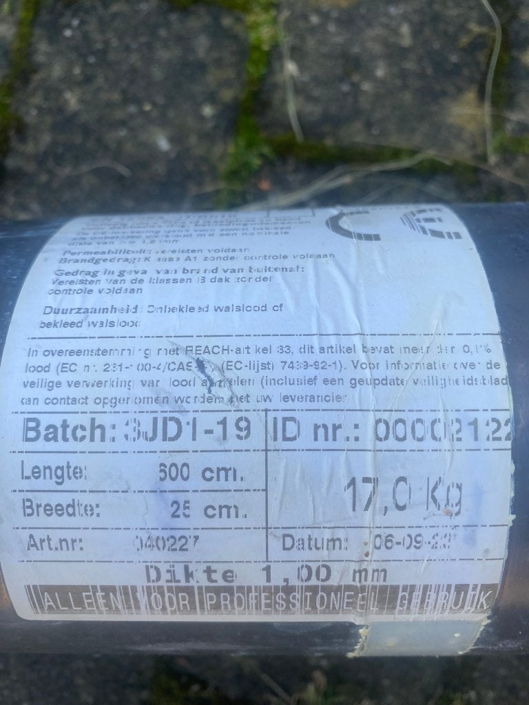 Bladlood/Snijlood, Doe-het-zelf en Bouw, Ophalen, Nieuw, Lood