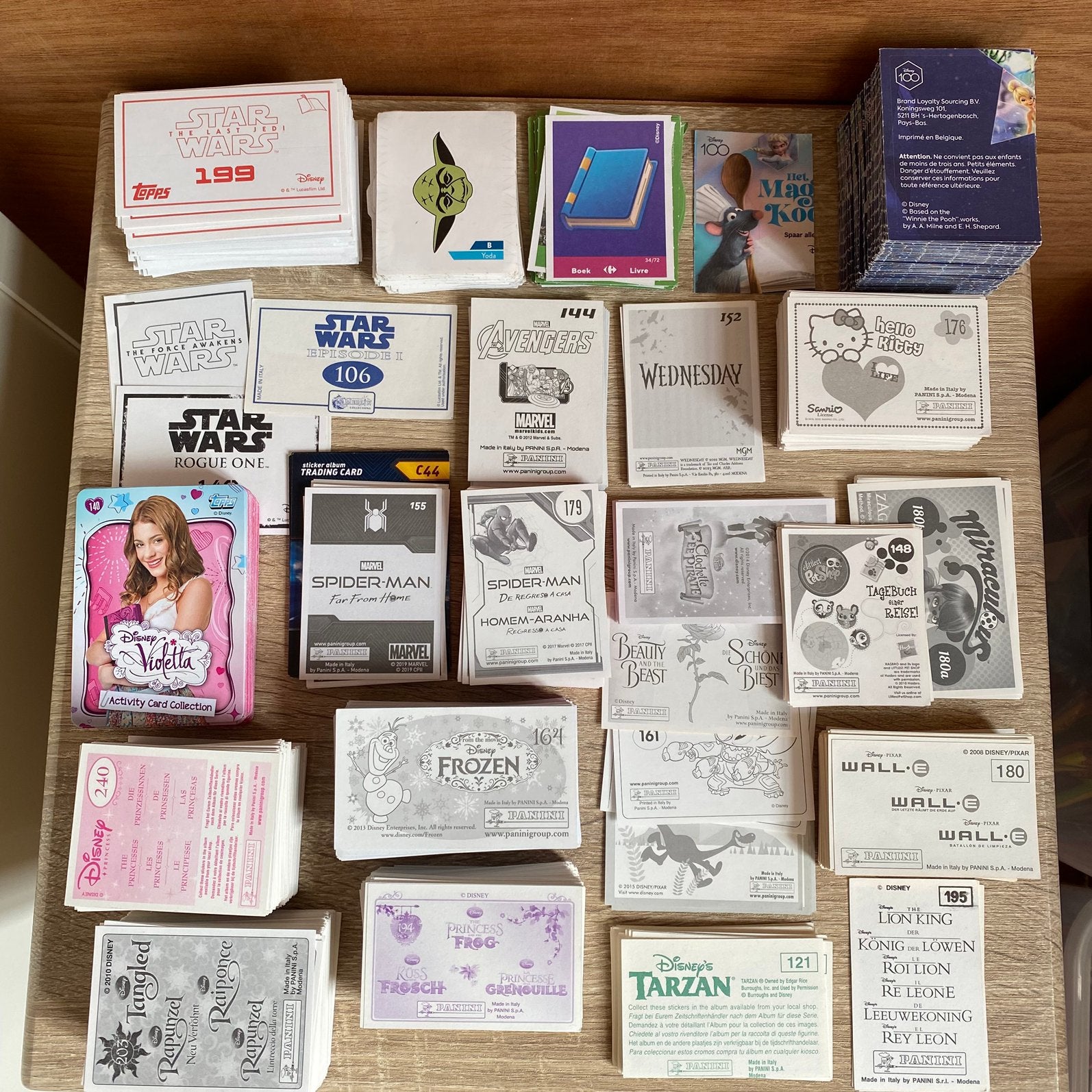 Panini en Topps stickers en kaarten, Ophalen of Verzenden, Zo goed als nieuw, Stickers en Plaatjes