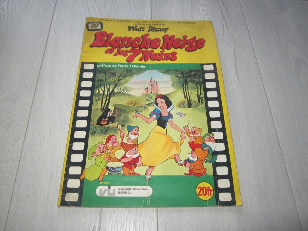 Blanche-Neige et les 7 nains - 1974 - Vanderhout, complet, Enlèvement ou Envoi, Utilisé, Bande dessinée ou Dessin animé