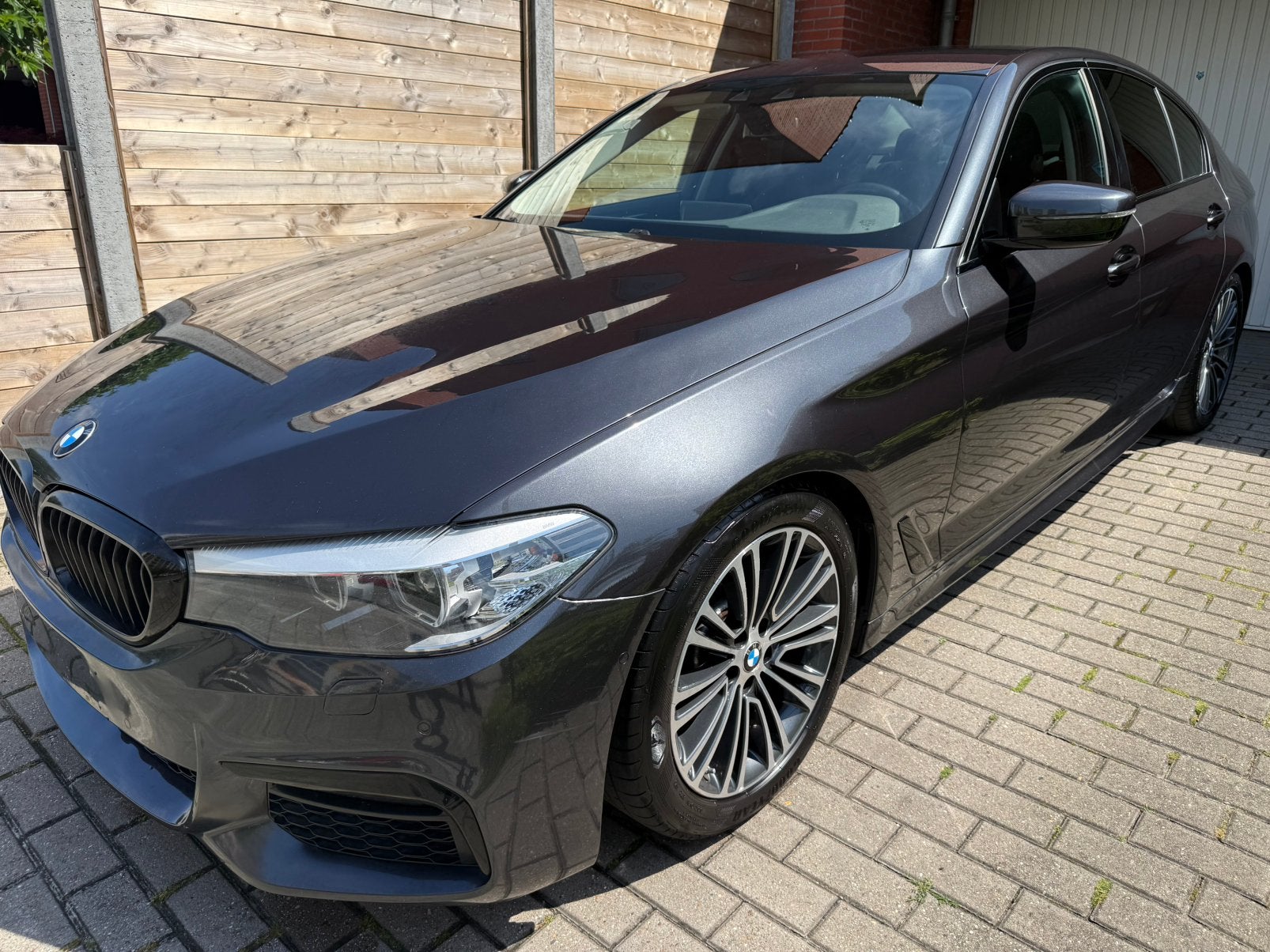 BMW 520D M-Pack! weinig kms!, Autos, BMW, Particulier, Série 5, Caméra de recul, Diesel, Euro 6, Automatique, Argent ou Gris, Noir