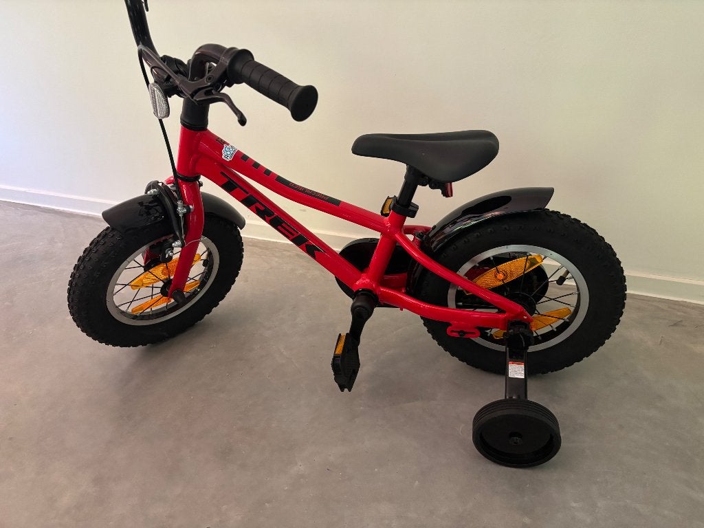 Kinderfiets Trek NIEUW, Fietsen en Brommers, Ophalen, Terugtraprem, Zijwieltjes, Nieuw
