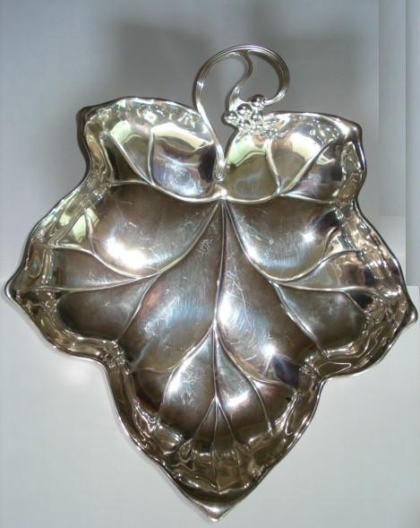 Ecuelle de style Art Nouveau en métal, Utilisé, Autres matériaux, Balance, Autres formes