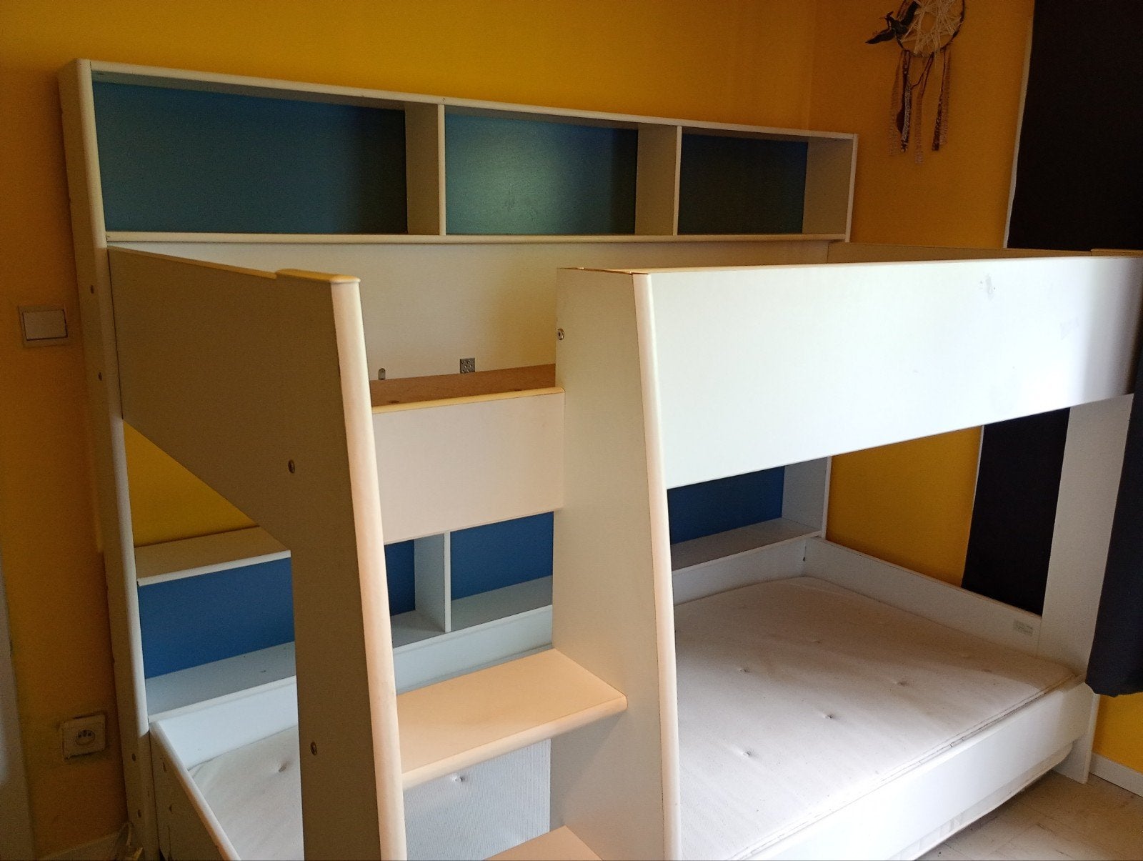 Stevig stapelbed zonder matras, Kinderen en Baby's, Kinderkamer | Stapelbedden en Hoogslapers, Ophalen, Stapelbed