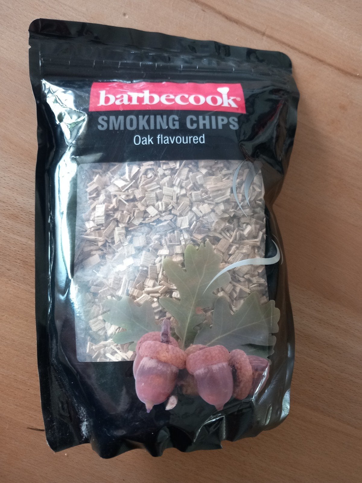 Rookchips van Barbecook, Ophalen