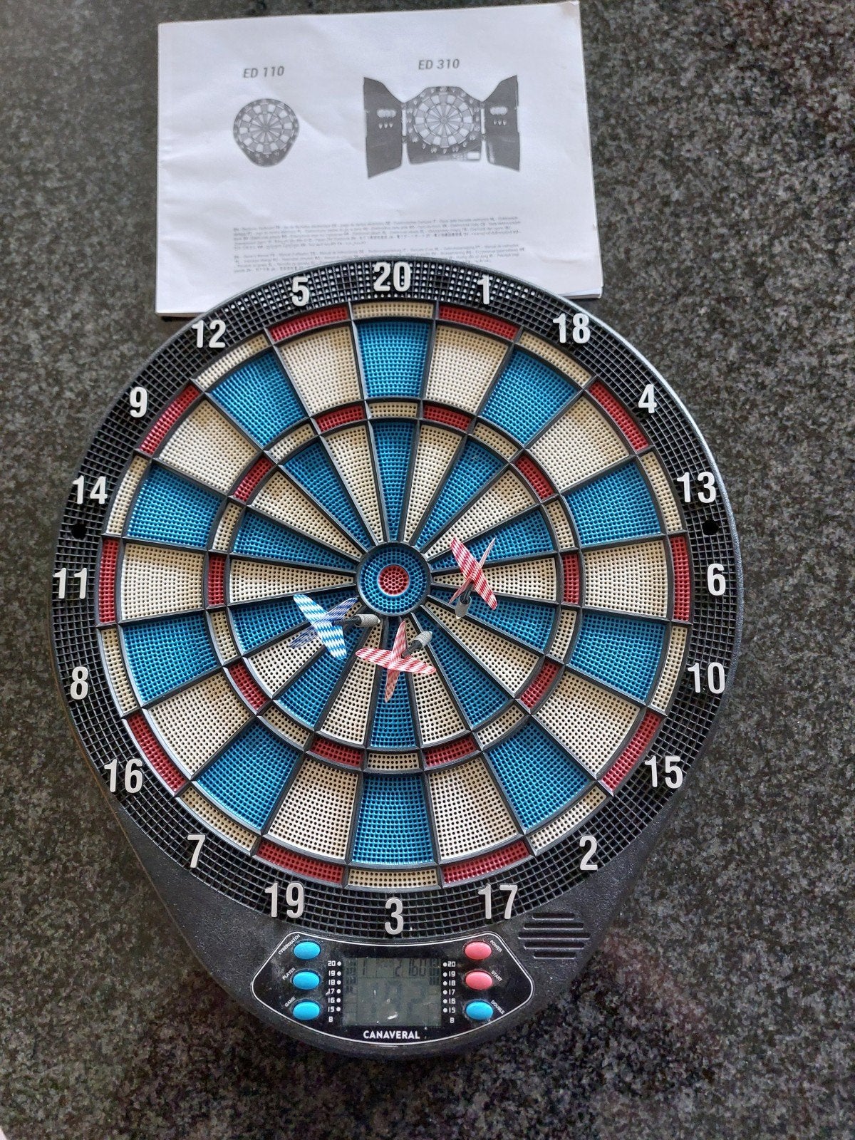 elektronische dartblok 8 euro, Ophalen