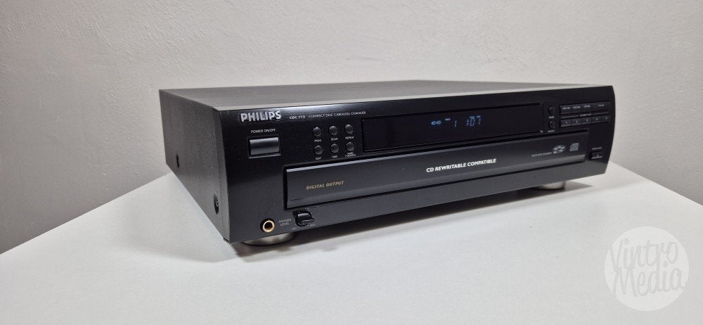 Philips CDC775 CD-Speler | CD-Wisselaar | 5 CD's | CDC 775, TV, Hi-fi & Vidéo, Enlèvement ou Envoi, Reconditionné, Philips, Changeur