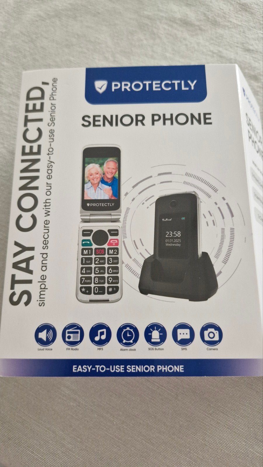 Senioren telefoon . Nieuw, Telecommunicatie, Mobiele telefoons | Batterijen en Accu's, Ophalen