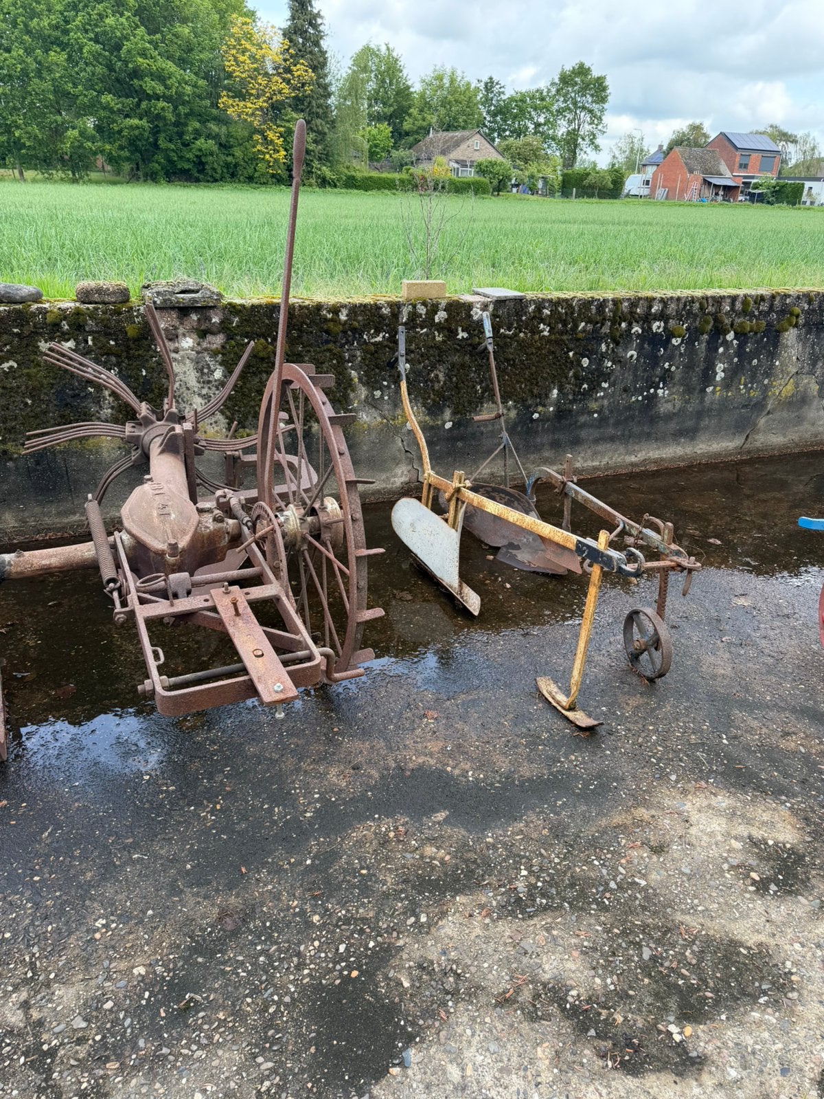 Landbouw werktuigen paard, Zakelijke goederen, Ophalen