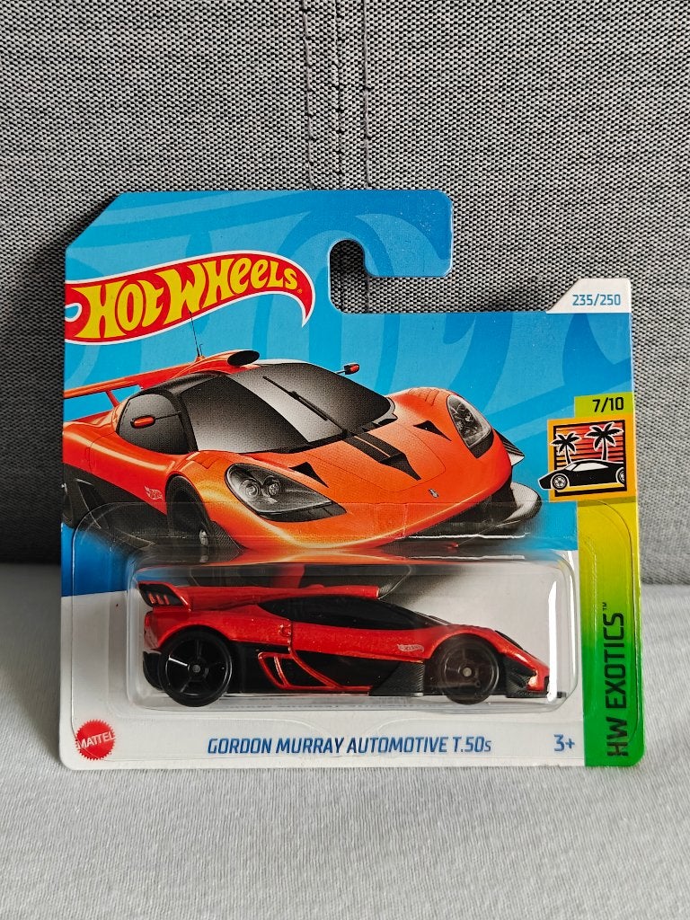 Hot Wheels Gordon Murray Automotive T.50s Oranje HW Exotics, Ophalen of Verzenden, Nieuw, Auto
