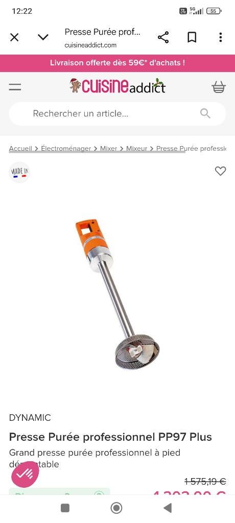Mixer professionnel, Electroménager, Enlèvement