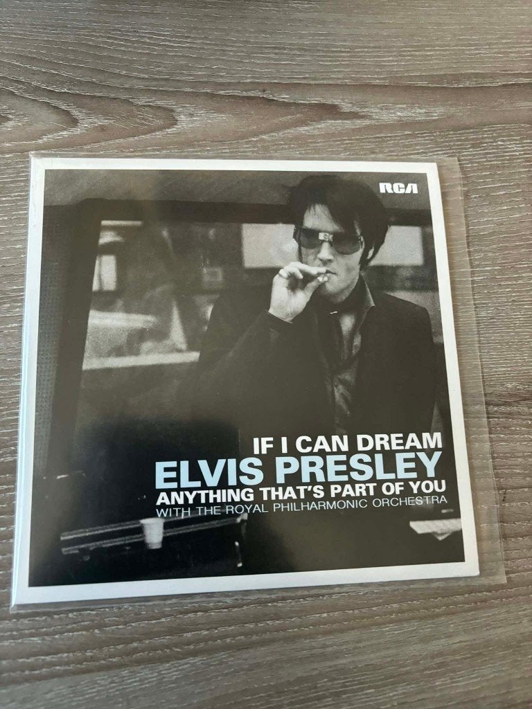 Elvis single, If I can dream/Anything that's part of you, CD & DVD, Vinyles Singles, Enlèvement ou Envoi, 7 inch, Rock et Metal