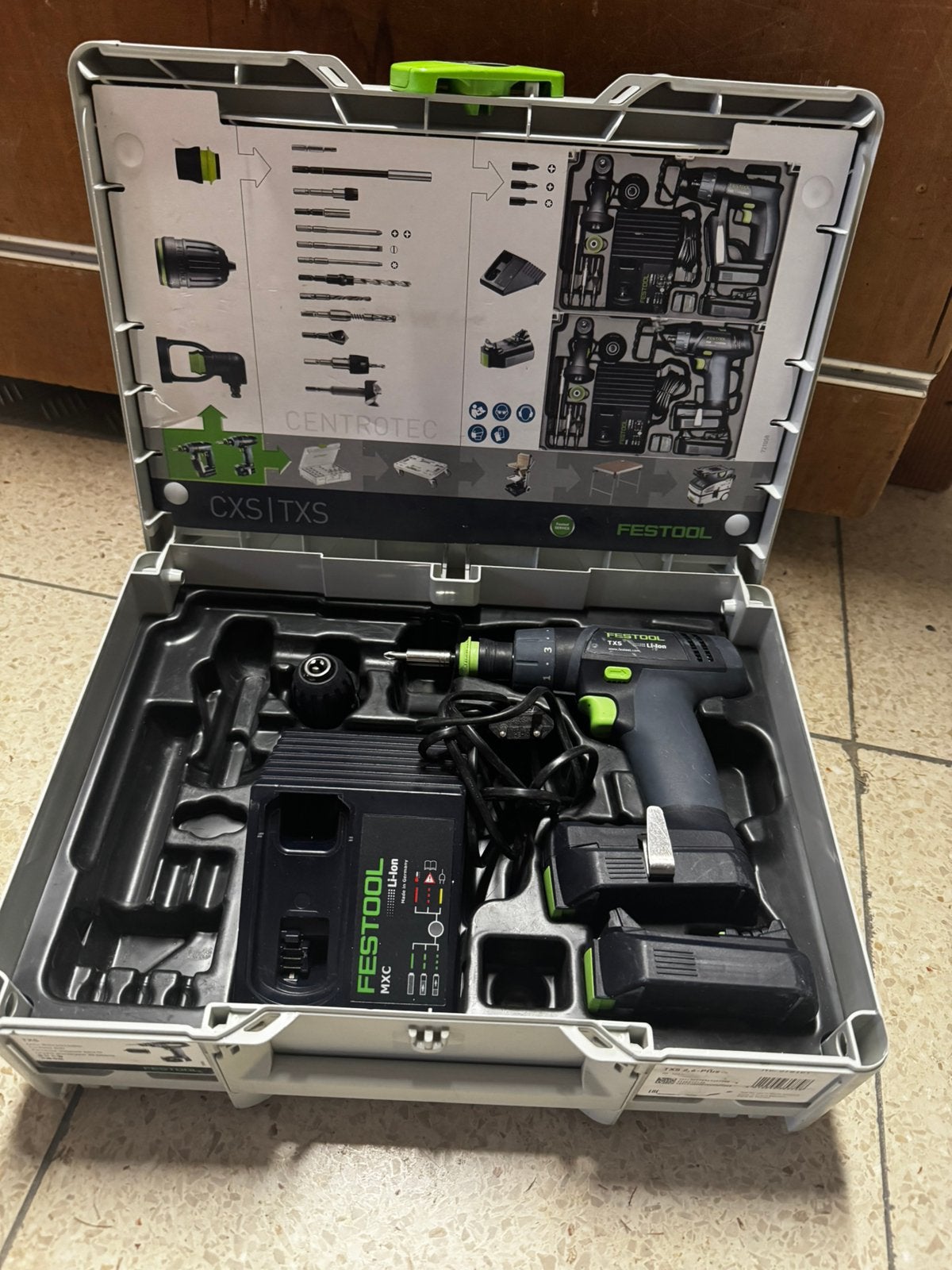 Festool txs boormachine, Doe-het-zelf en Bouw, Gereedschap | Boormachines, Ophalen of Verzenden, Boormachine