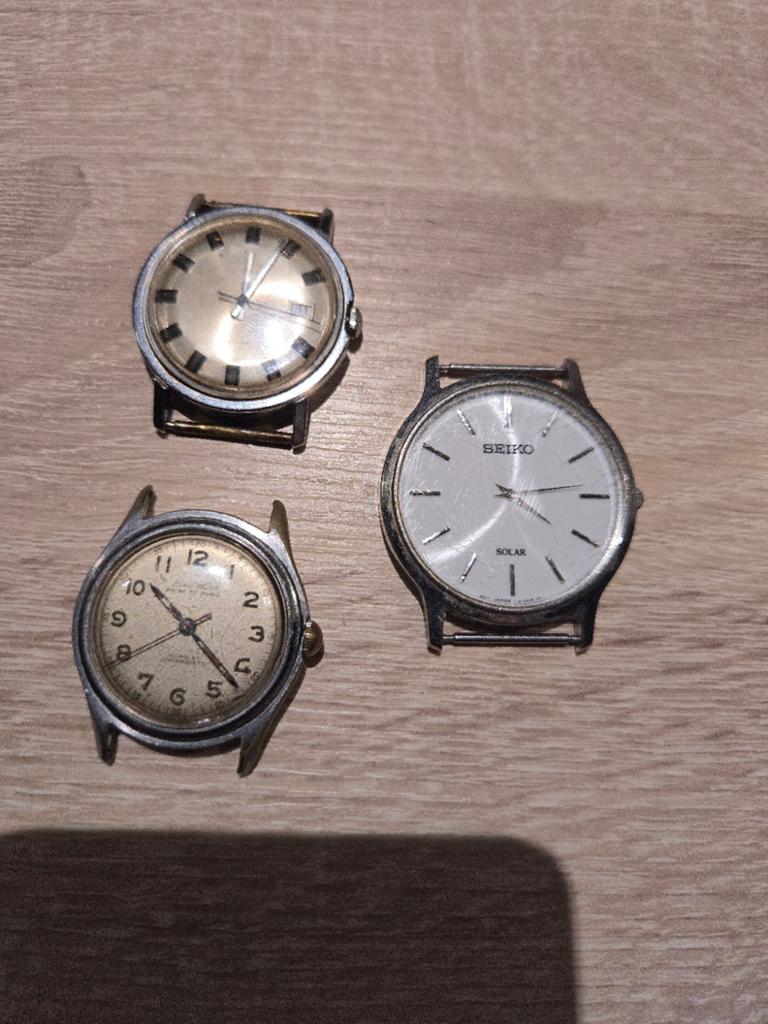 Lot de 3 anciennes montres, Bijoux, Sacs & Beauté, Enlèvement, État