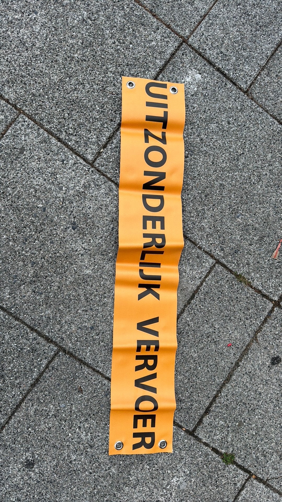 Uitzonderlijk vervoer spandoek, Verzamelen, Ophalen, Zo goed als nieuw