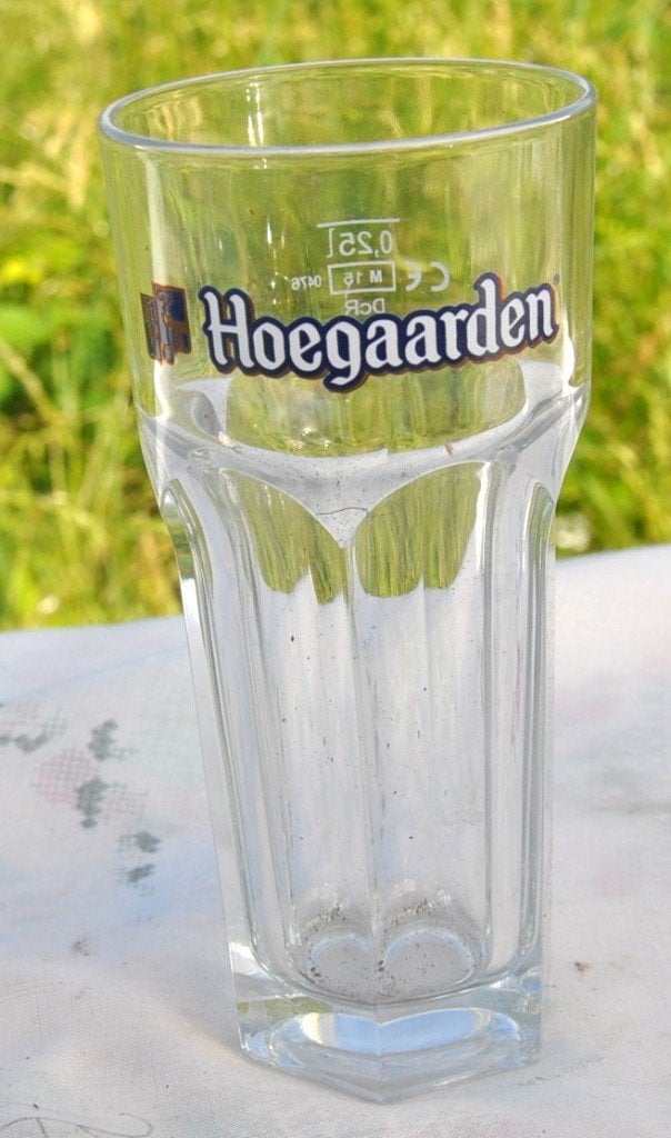 verre a biere Hoegaarden 25cl, Enlèvement ou Envoi, Comme neuf, Verre ou Verres, Autres marques