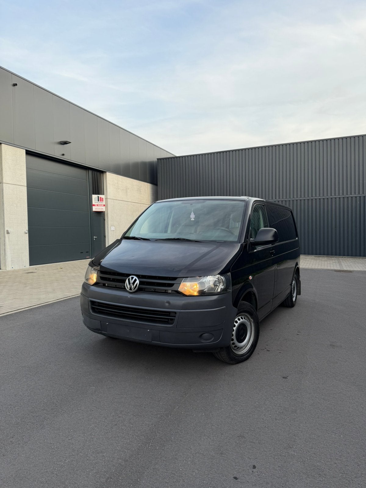 Volkswagen Transporter T5, Auto's, Voorwielaandrijving, Stof, Zwart, 4 cilinders