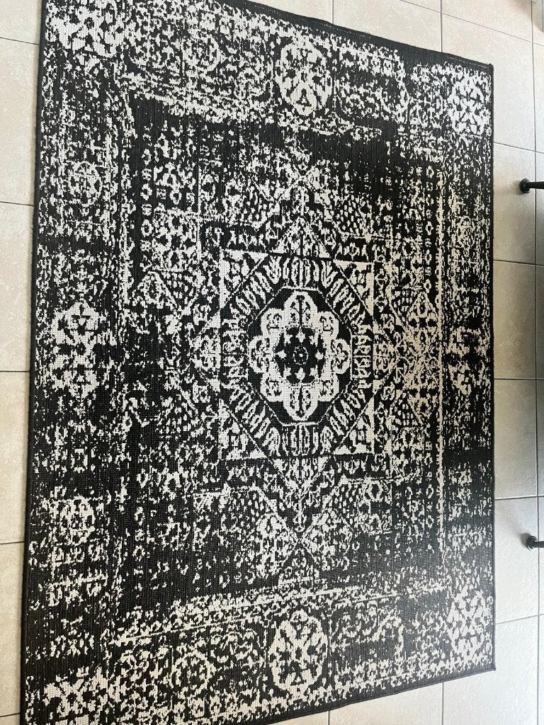 Tapijt, Enlèvement, Crème, Rectangulaire