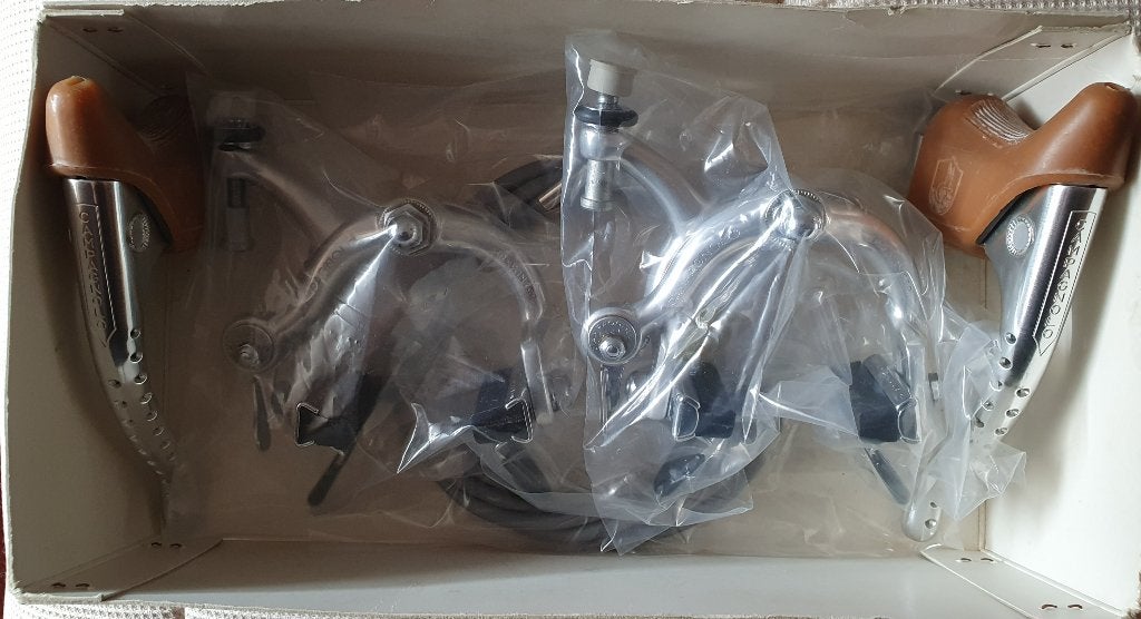 Kit de freins Campagnolo Super Record NOS, Vélos & Vélomoteurs, Neuf, Enlèvement ou Envoi, Campagnolo, Freins