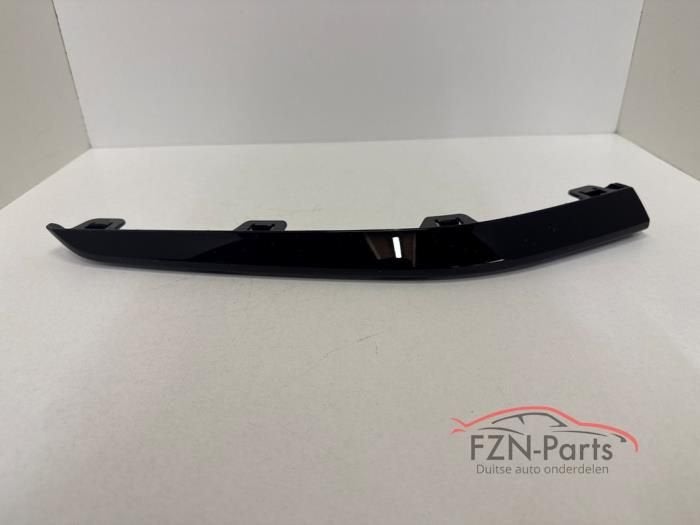 VW Golf 7 R-Line facelift bumper lijst Hoogglans zwart Links, Auto-onderdelen, Ophalen of Verzenden, Gebruikt, Voor, Bumper
